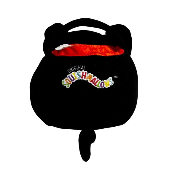 Squishmallows Stump Cat Skeleton Plush Halloween Treat Pail With Handle 2022 - Picture 3 of 12